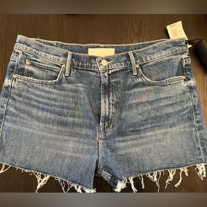 Mother cut off jean shorts NWT size 33